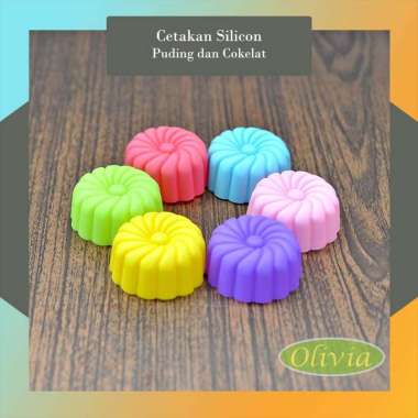 Cetakan Jelly / Agar-agar Silikon Bentuk Bunga 9