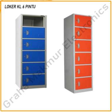 locker 6 pintu kozure kl 6 Multicolor