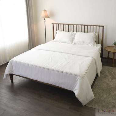 Dipan minimalis Tempat Tidur Moura DarkBrown
