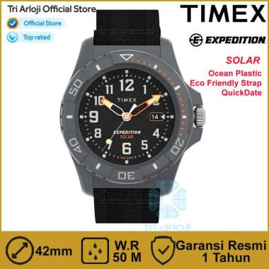 TIMEX TW2V40500 Expedition North Jam Tangan Pria Analog Black Fabric