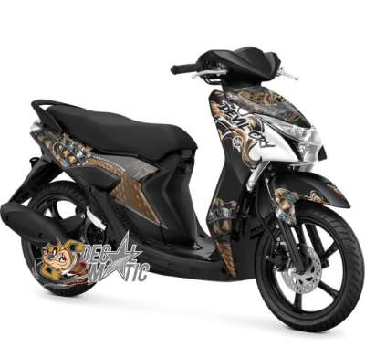 Stiker Full body Decal Motor Yamaha Mio Gear Devil's Hand