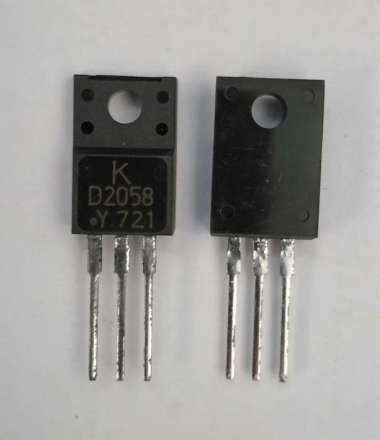 Transistor D2058 Silicon NPN 60V 3A TO-220F