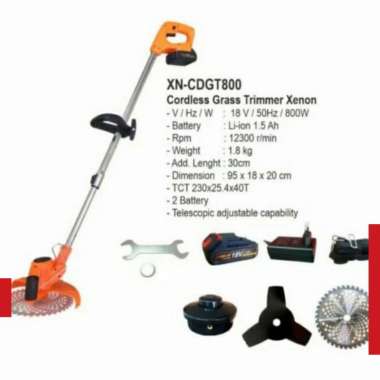 Xenon Cdgt800 Alat Potong Rumput Baterai Cordless Cdgt 800 Termurah