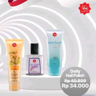 Paket 1 Viva Hand Nail & Cream 1 Viva Nail Polish Remover 1 Viva Skin Food Extra Care