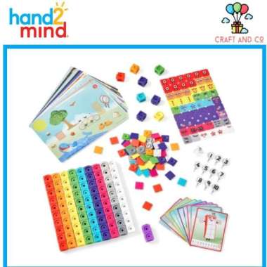 hand2mind numberblocks mathlink cubes 1â€“10 activity set mainan blok
