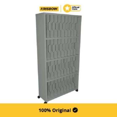 Krisbow Filling Cabinet Lemari Arsip - Abu-Abu