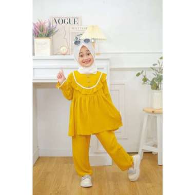 GAMIS ANAK MODEL SETELAN PEREMPUAN USIA 3-12TAHUN BAJU MUSLIM Semua Ukuran Multicolor