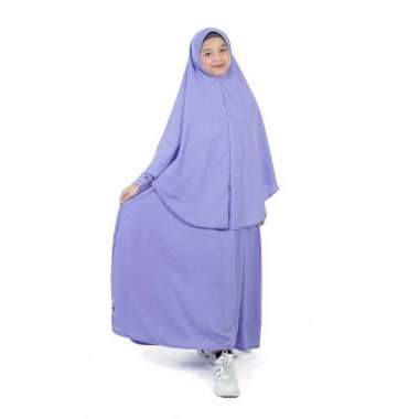Bajuyuli - Baju Muslim Gamis Syar'i Anak Perempuan - Lilac Semua Ukuran Multicolor