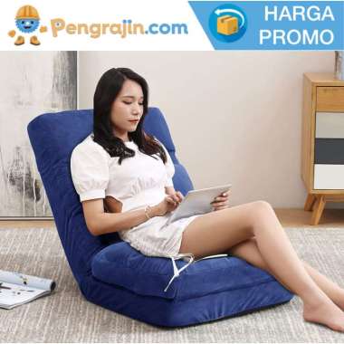 LORA - Kursi lantai sandaran lipat folding sofa Premium edition 80x40x6 MERAH