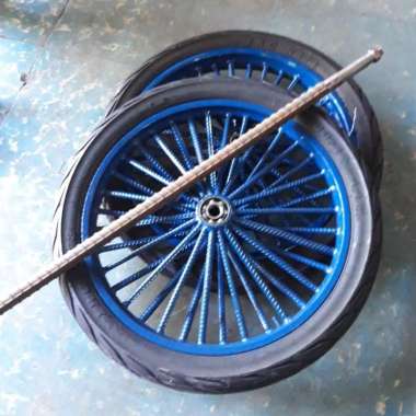 RODA GEROBAK Ruji Besi18 Ring 17inch Roda Kastor Ban Gerobak