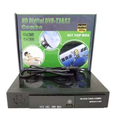 Bj Set Top Box Combo Dvb T2 &amp; Dvb S2 Deer Receiver Montage Vt6000 Multicolor