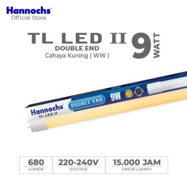 Hannochs TL LED II Double End 9 Watt - Lampu Tube Light Kuning