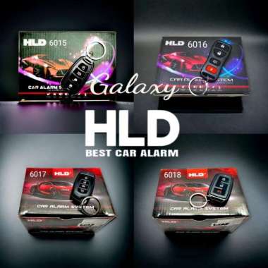 Alarm Mobil Merk HLD / Pengaman Mobil Premium 12v Universal 6018