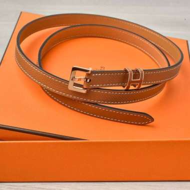 HERMES POP BELT GOLD EPSOM RGHW B