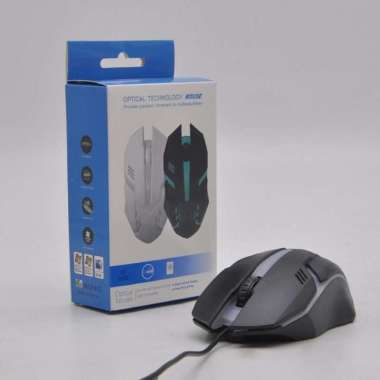 Mouse USB C3 Luminous Business Mouse Wired Kabel / Mouse PC Komputer
