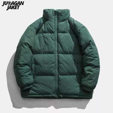 Jaket Musim Dingin Mantel Gelembung warna-warni Harajuku Jaket Pria/Wanita Jaket Hiphop Jaket Puffer