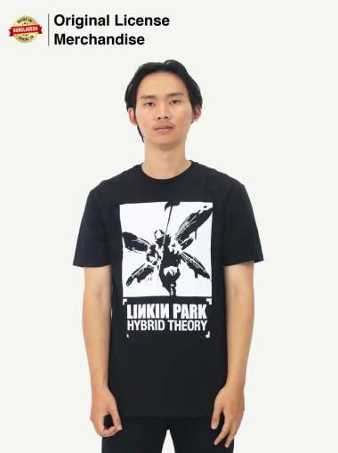 Kaos Baju Pendek Katun Band Musik Metal LINKIN PARK Original Soldier Hybrid Theory S
