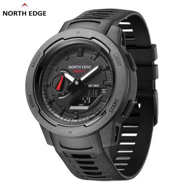 North Edge Mars 3 Miliatry Digital Watch Carbon Fiber Case Waterproof 50M Sports Watches