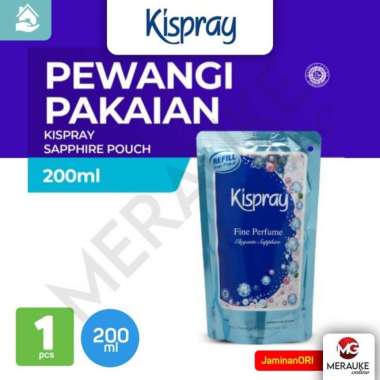 Kispray Pewangi Pakaian Pouch 200 ml - Sapphire