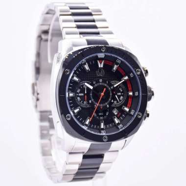 Christ Verra CV 12059G - Jam Tangan Chronograph Pria Christ Verra Stainless Steel Original Black Com