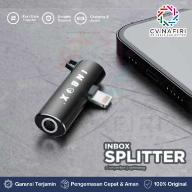 SPLITTER LIGHTNING INBOX SPEED - COMPATIBLE FOR IPHONE AND IPAD