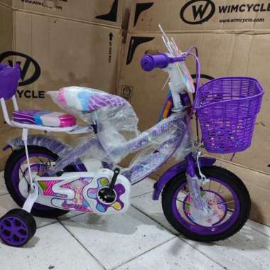 sepeda murah mini anak perempuan 3 tahun - Multicolor