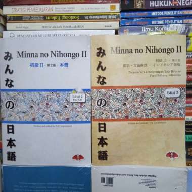 Buku Bahasa Jepang Minna No Nihongo 2 Edisi2 Jepang & Indonesia