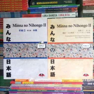 Belajar Bahasa Jepang (Minna No Nihongo 2) Satu Paket 2 Buku