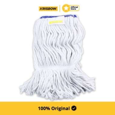 Krisbow Mop Head Kepala Alat Pel Katun - Putih