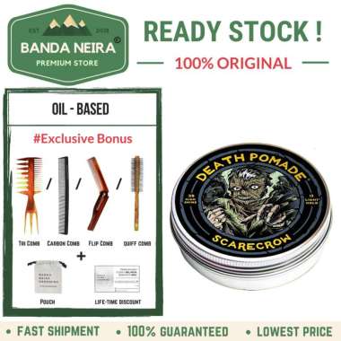 Death Pomade Scarecrow Oil Based Pomade - CARBON COMB