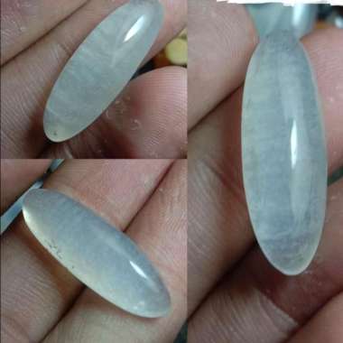 Akik Natural Batu Pandan Kapas Semu Nanas Sutra Merah Lumut OliAntik12