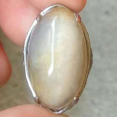 Cincin Akik Batu Pandan Lumut Oli Sisik