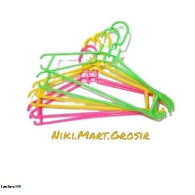 Hanger Baju Anak Warna 12'pcs / Hanger Plastik Anak