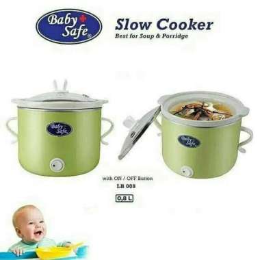 Baby Safe Basic Slow Cooker 0,8 Liter Hijau