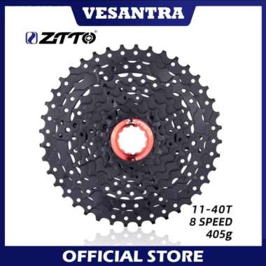 ztto sprocket 8 speed 11 - 40t gear sepeda hitam Multicolor