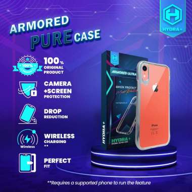 HYDRA+ iPhone XR Armored Clear Case - Casing Hardcase