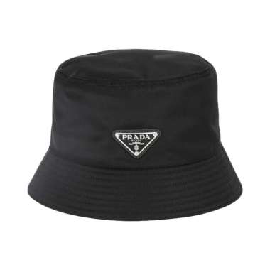 Prada Re-Nylon Bucket Hat Black Man L Black