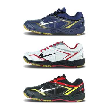 Eagle Radiant Sepatu Badminton Pria 39 Hitam Kuning