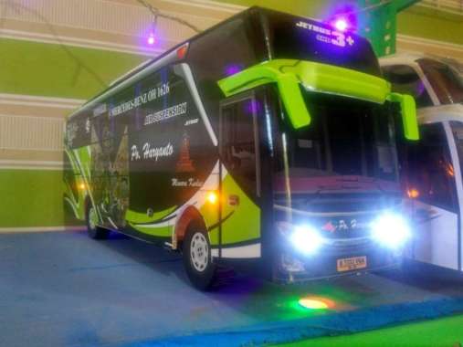 Miniatur Bus Bis Haryanto Jb3+ Lampu Multicolor