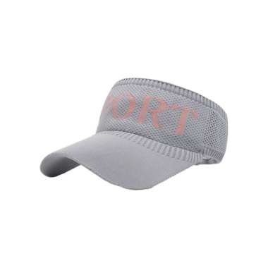 OEM SK-P616 Topi Wanita Knit Visor Unisex Topi Sport Baseball Cap / Topi Pantai Cewek Cowok / Topi S