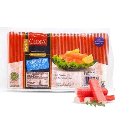CEDEA CRAB STICK 250 GR - FROZEN FOOD KEPITING OLAHAN SHABU - SHABU