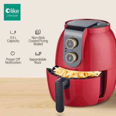 OLIKE AIR FRYER KAPASITAS BESAR ANTI LENGKET GARANSI RESMI