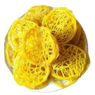 Kerupuk Mie Kuning 200gr / Krupuk Mie Kuning Mentah - BawangBagus