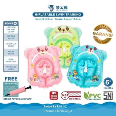 Doctor Dolphin Swim Training 1113 / Pelampung Renang Bayi Green