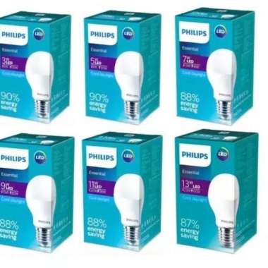 Philips Bohlam Lampu LED Bulb Essential LED Philip E 27 6500 K 15 watt