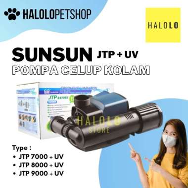 Pompa Kolam Ikan Celup SUNSUN JTP 7000 8000 9000 PLUS UV Rendah Watt Sunsun JTP 7000 UV