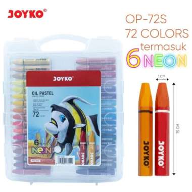 Crayon 72 Titi / Oil Pastel Joyko Set 72 Multicolor