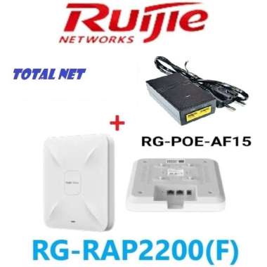 RUIJIE RAP2200F RAP2200 F + POE-AF15 AC1300 DualBand Ceiling Access Point
