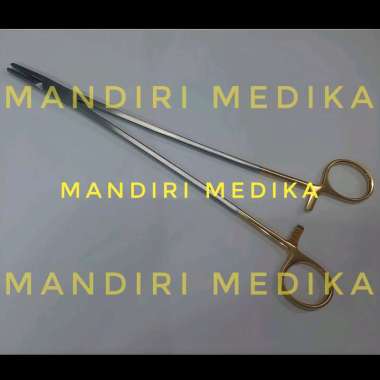 Wangensteen Needle Holder Tungsten Carbide TC Gold Handle 27cm