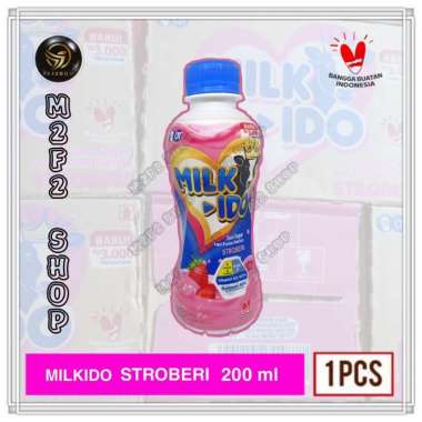 Promo Harga Milk Ido Susu Segar Strawberry 200 ml - Blibli